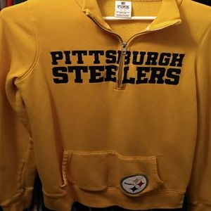 PINK Steelers quarter zip
