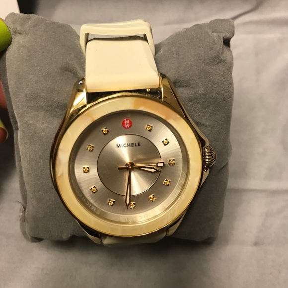 MICHELE
Cape Topaz Watch w/Silicone Strap