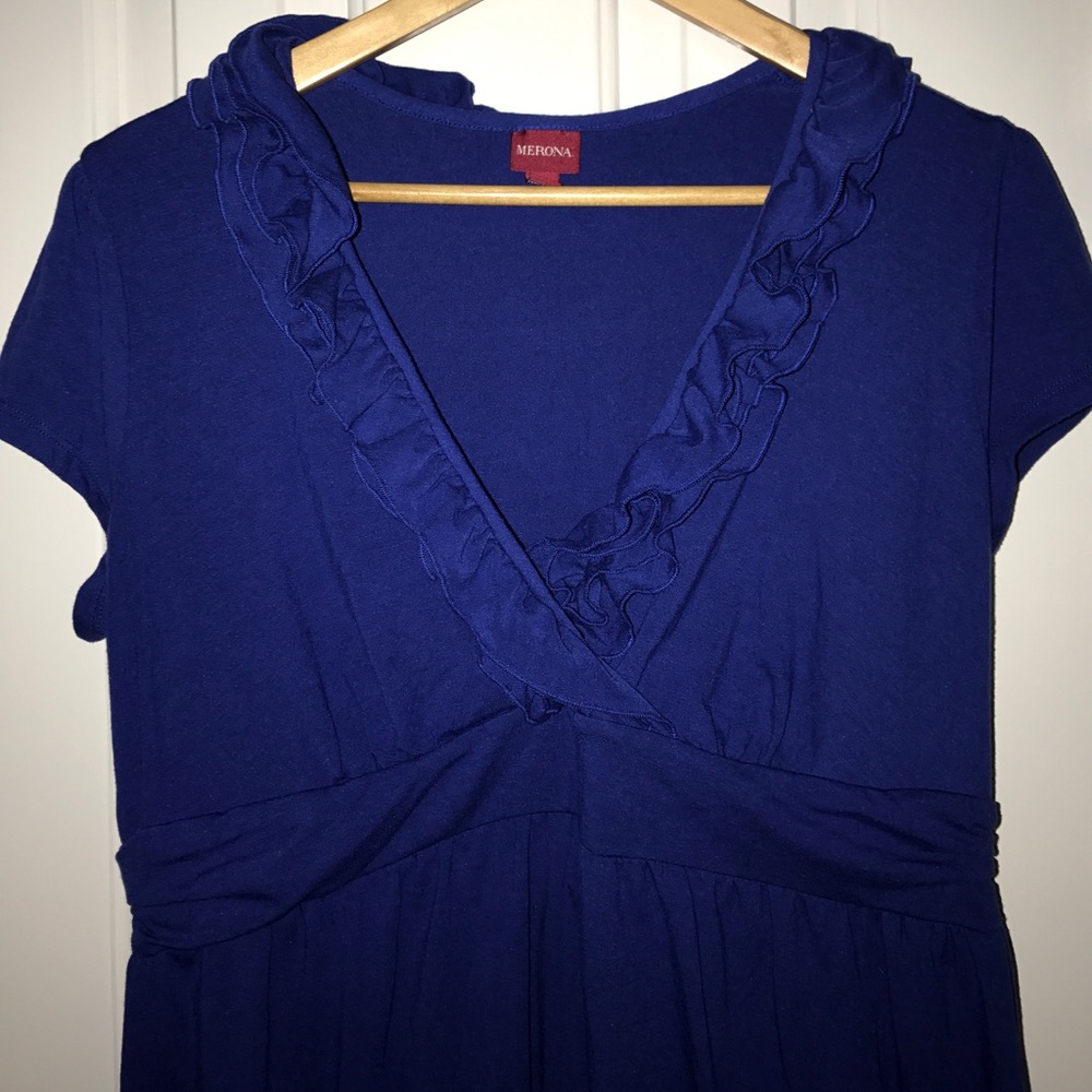 Merona Ruffle V-neck Dress