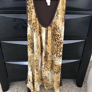 Leopard print blouse