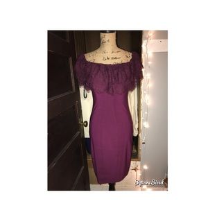 Maroon/red formal dress