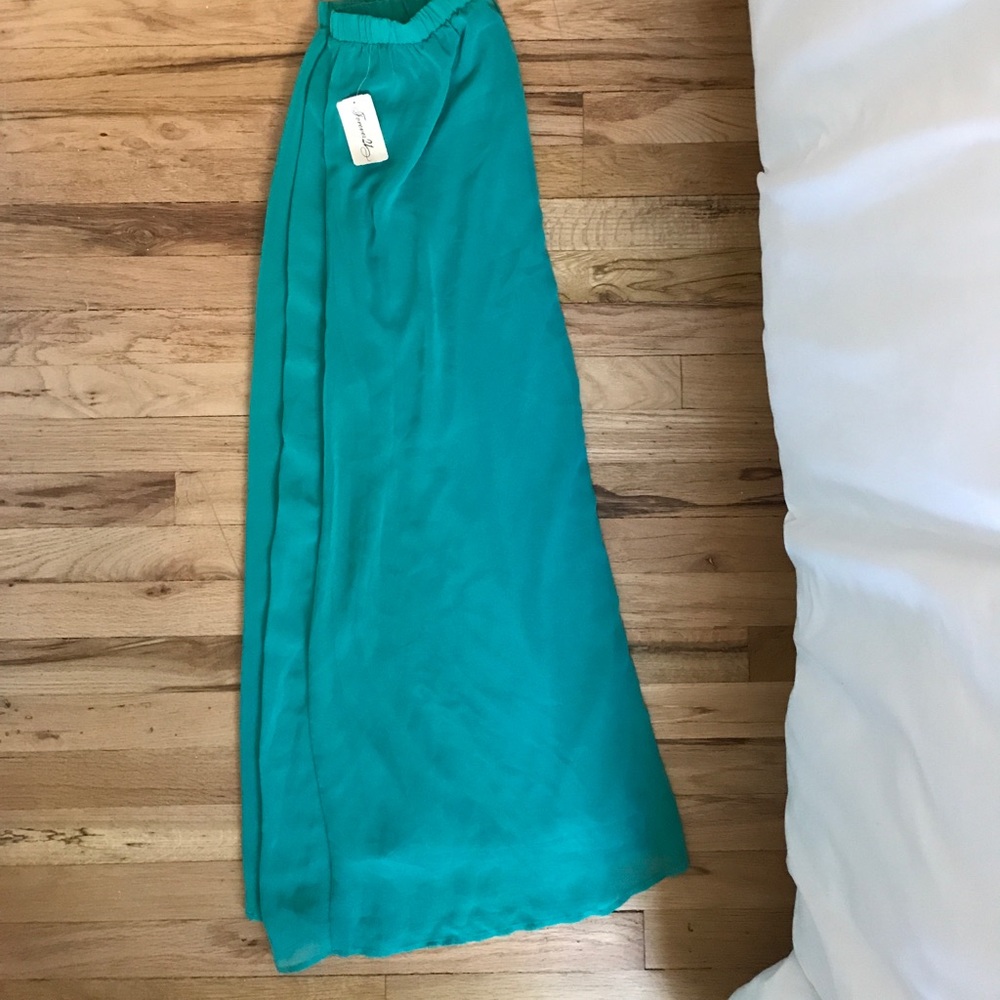 NWT sheer maxi skirt