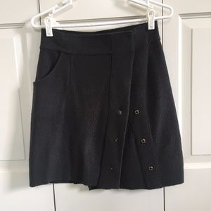 Sparrow Wool Wrap Skirt