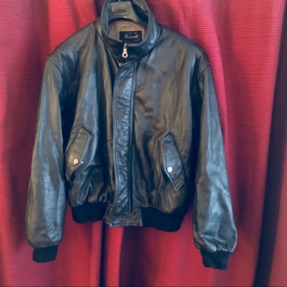 faconnable leather jacket