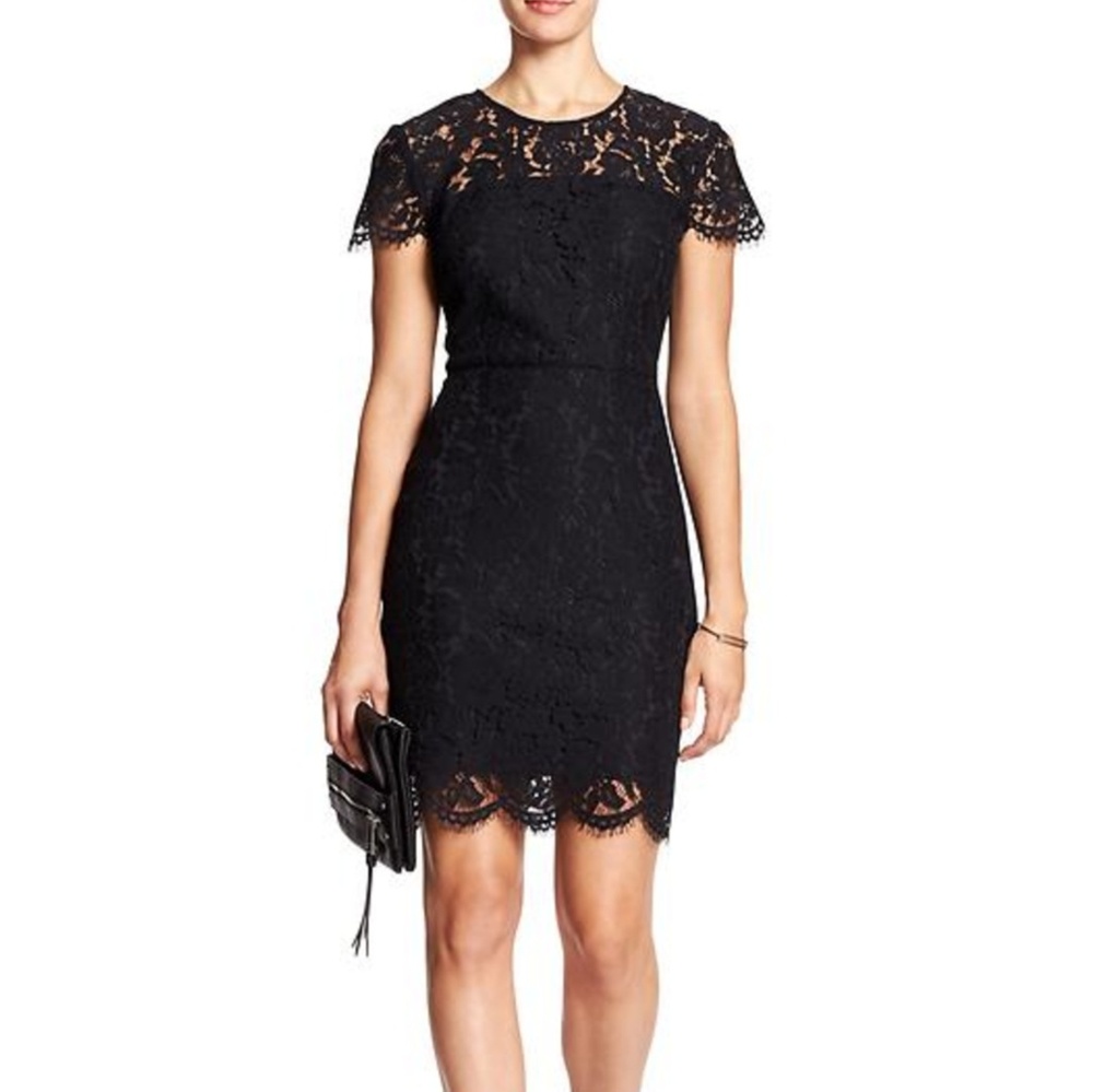 **SALE** NWT Banana Republic Black Lace Dress