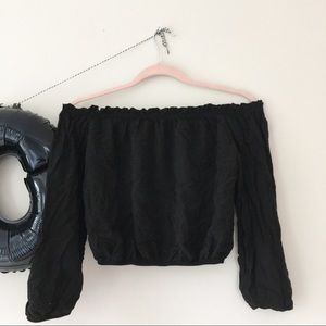 NWT Brandy Melville off the shoulder crop top