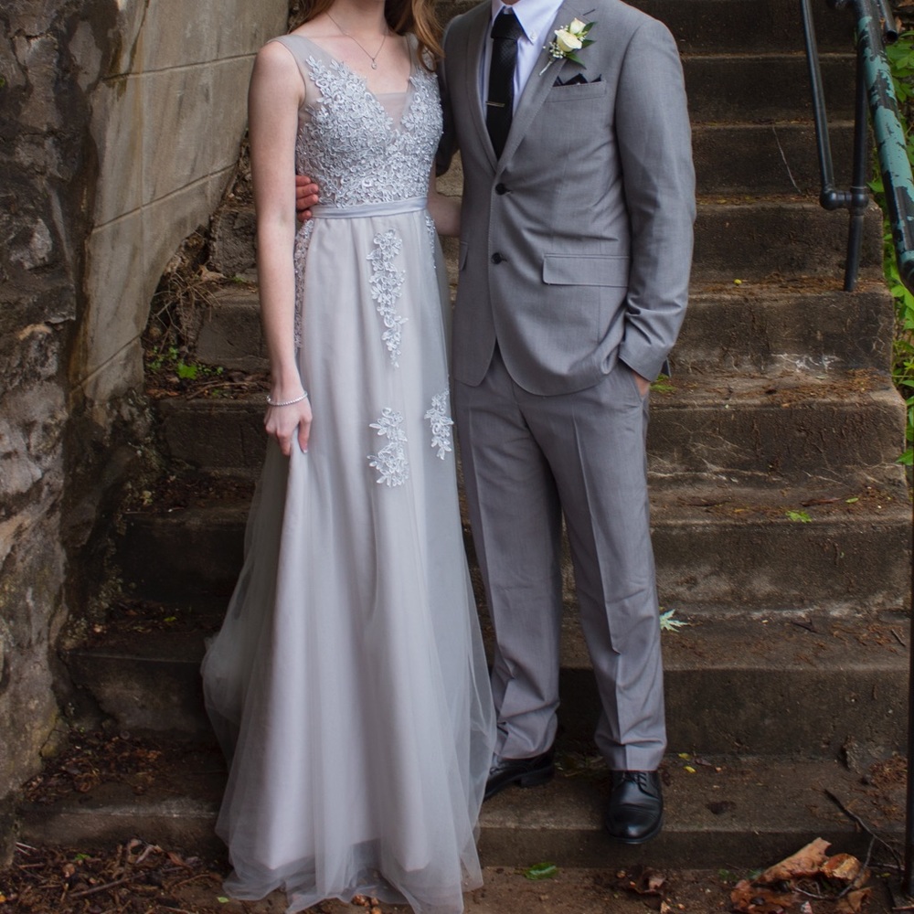 Gray Formal/Prom Dress