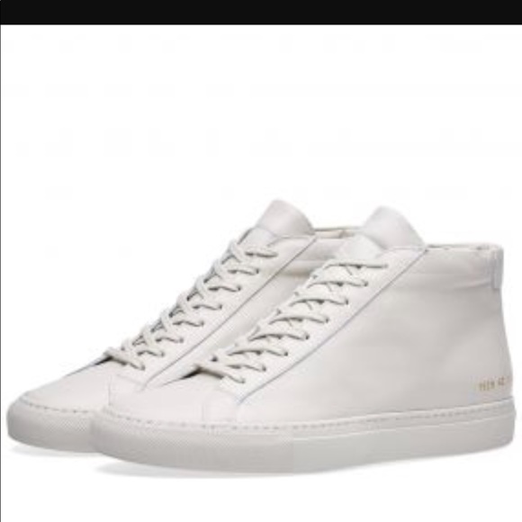 Common Projects Achilles Mid Top White Sneaker 11 - Picture 3 of 8