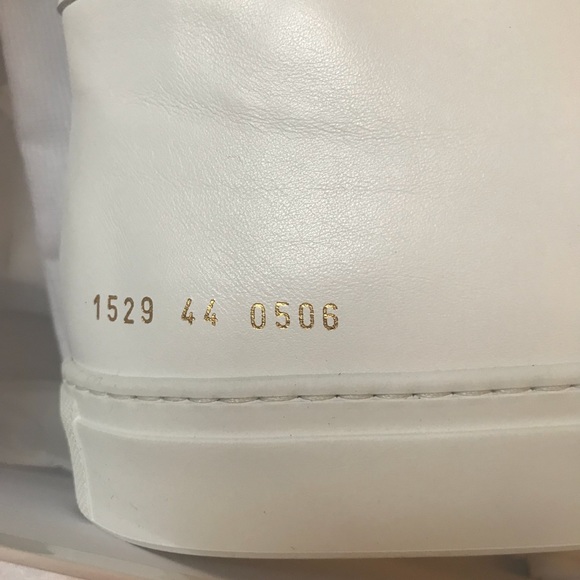 Common Projects Achilles Mid Top White Sneaker 11 - Picture 6 of 8