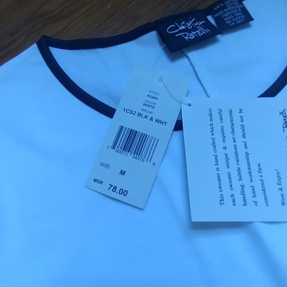 NWT rare Christina Rotelli black&white dress - Picture 4 of 5