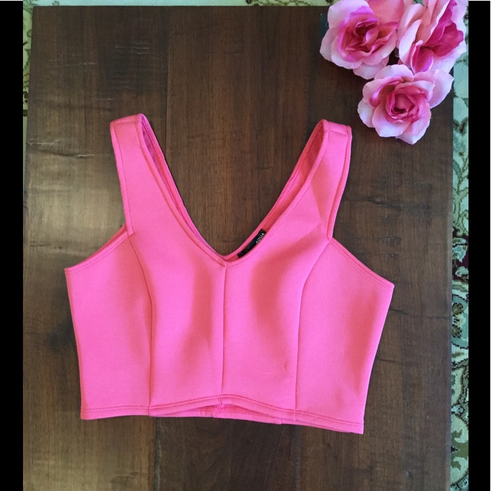 AQUA Pink Workout Top