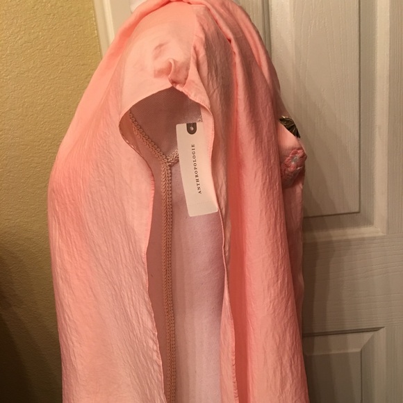 New ANTHROPOLOGIE Embroidered Floral Poncho - Picture 6 of 8