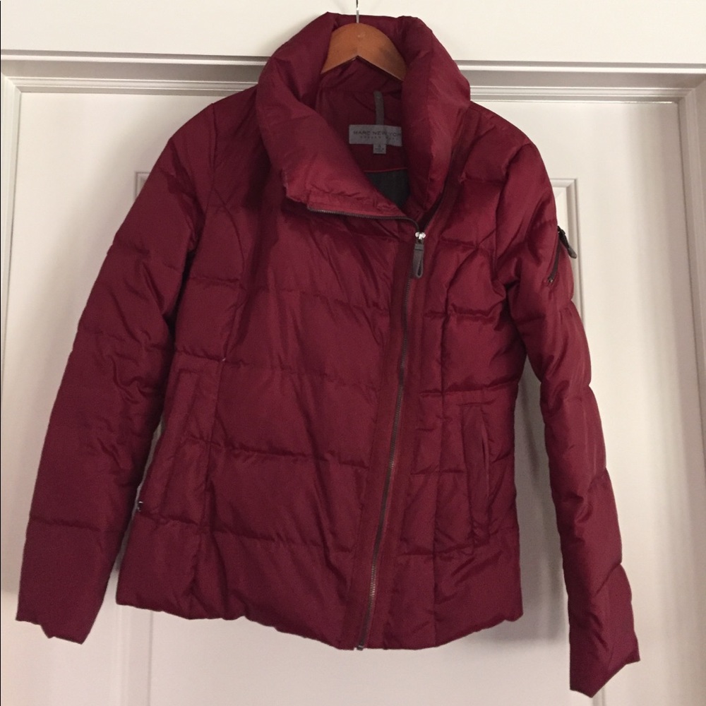 Puffy Burgundy / Maroon Winter Coat