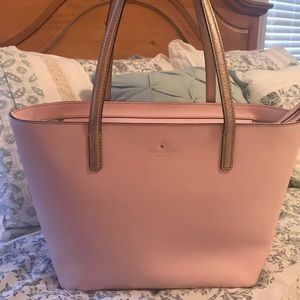 Pink and Rose Gold Kate Spade Tote