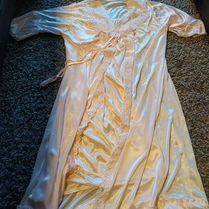 Silk Robe and Slip