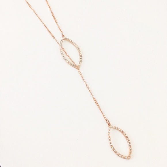 Express Jewelry - ❗️LAST ONE❗️ Express rose gold lariat necklace