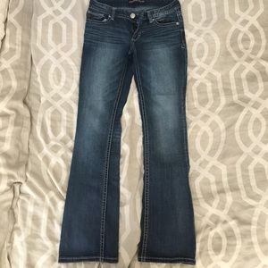 EXPRESS barely boot jeans