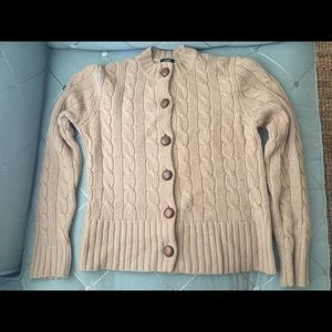 J. Crew cable knit cardigan