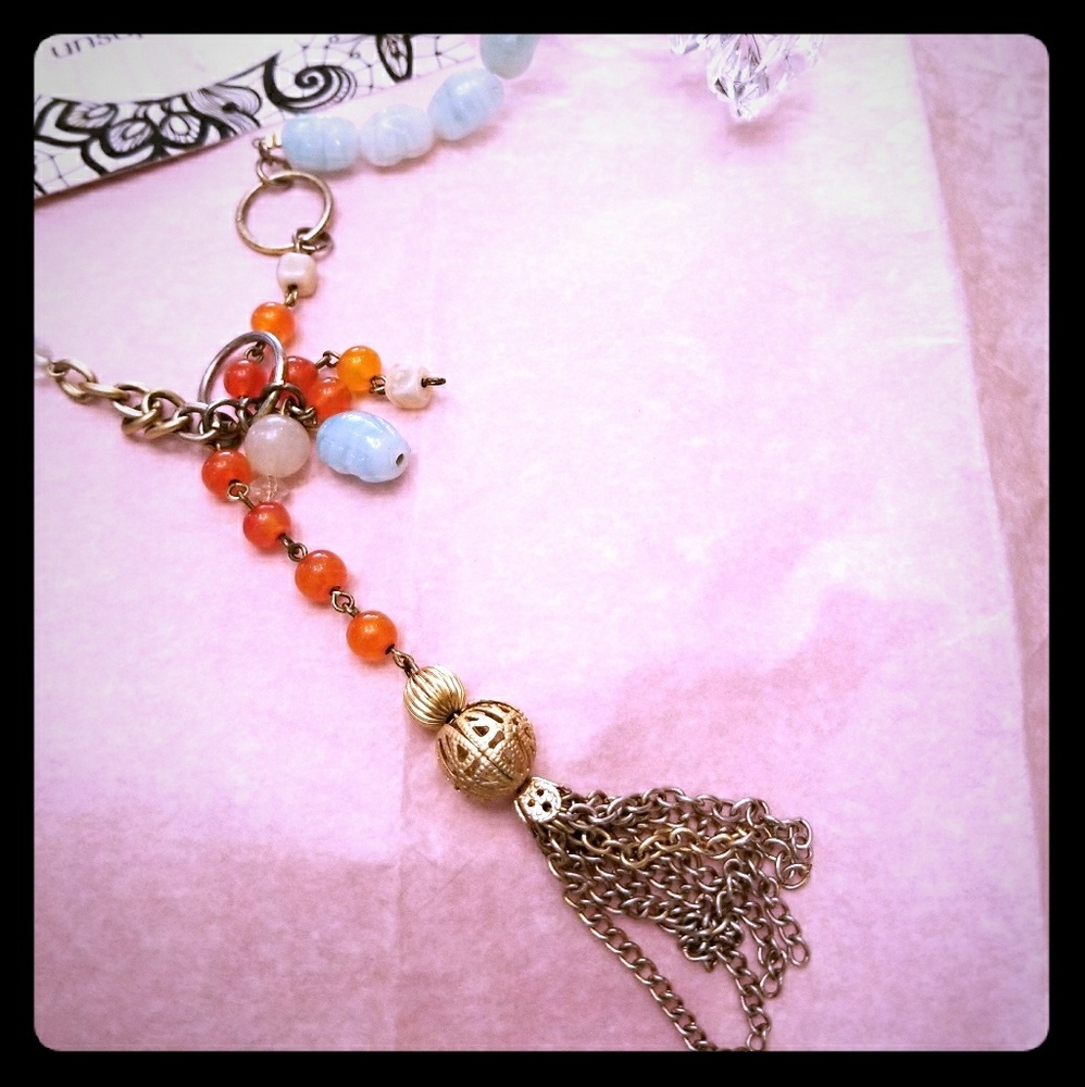 🐥Boho Must Have Beaded Necklace with Tassel🐤