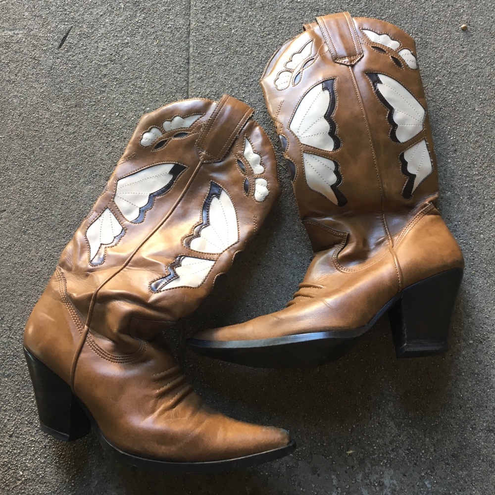Cowgirl Butterfly Boots