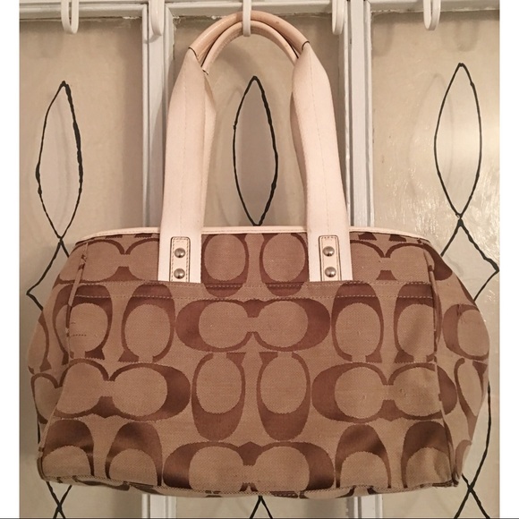 Coach Signature Tote Handbag - Picture 2 of 5