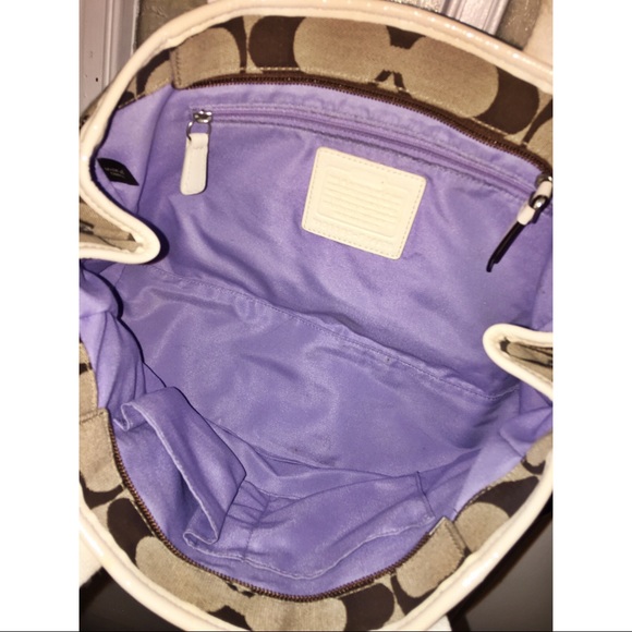 Coach Signature Tote Handbag - Picture 4 of 5