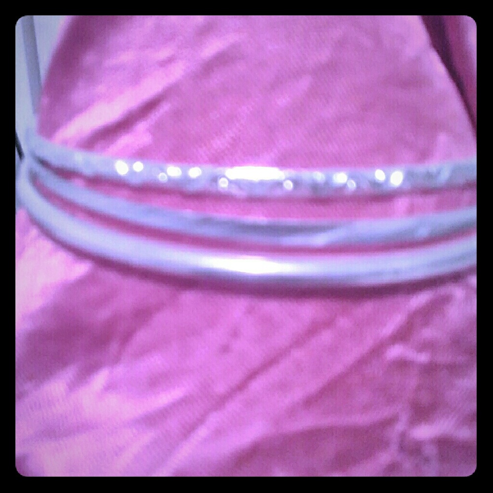 3 SILVER BANGLES