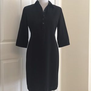 Phoebe Silver Topstitch Shirtdress