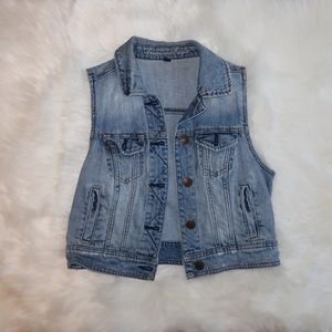 American Eagle denim vest