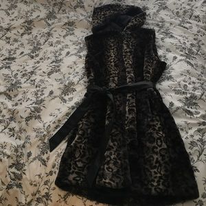 Outdoor Edition by Parkhurst Faux Fur Hooded Vest