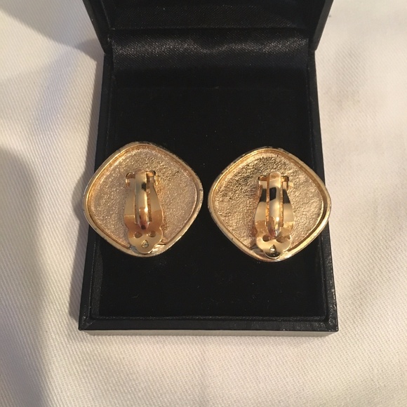 Clip on earrings vintage, high end. - Picture 2 of 2