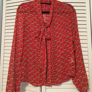 Pretty Owl Print Blouse from Modcloth!