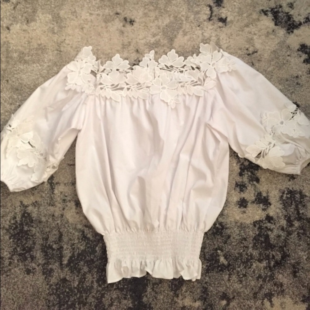 Pixie Market off the shoulder shirt