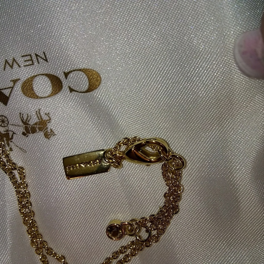 Coach double pendent necklace - Picture 3 of 6