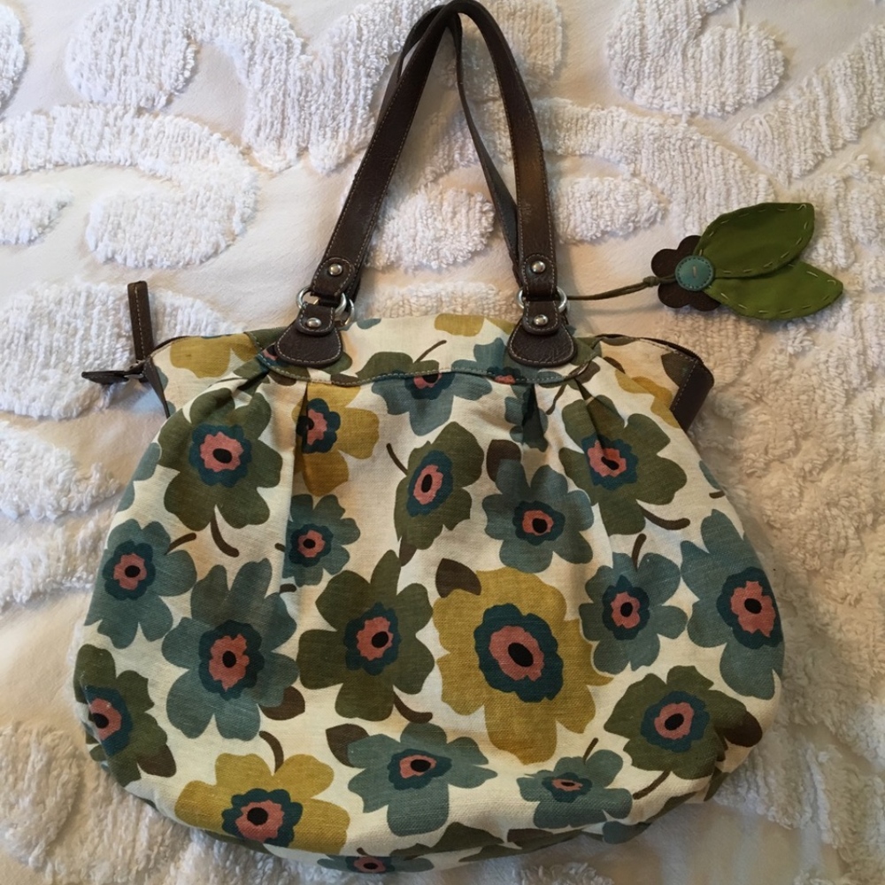 Relic Canvas Floral Boho Shoulder Hobo Purse