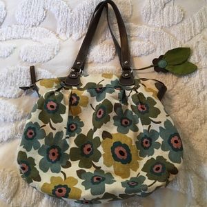 Relic Canvas Floral Boho Shoulder Hobo Purse
