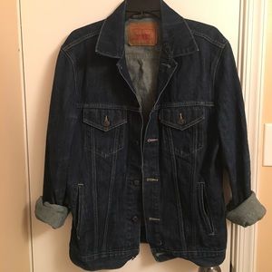 Levi’s dark wash denim jacket