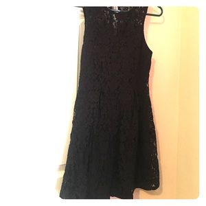Black lace dress