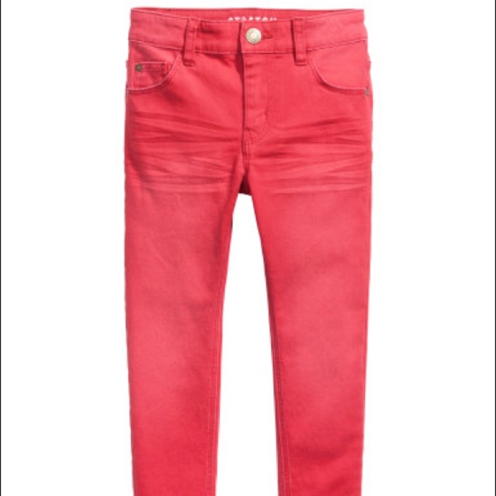 H&M- brand: Flying Monkey Red jeans size 5