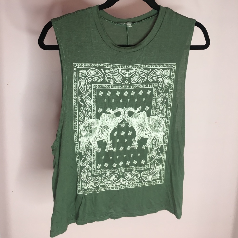 Sleeveless summer top