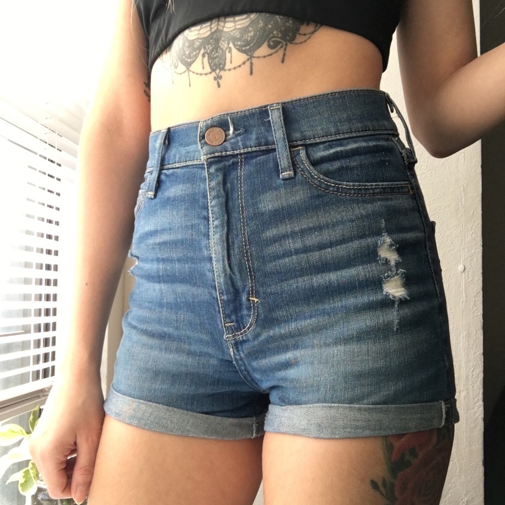 ⚡️natural waist denim shorts ⚡️