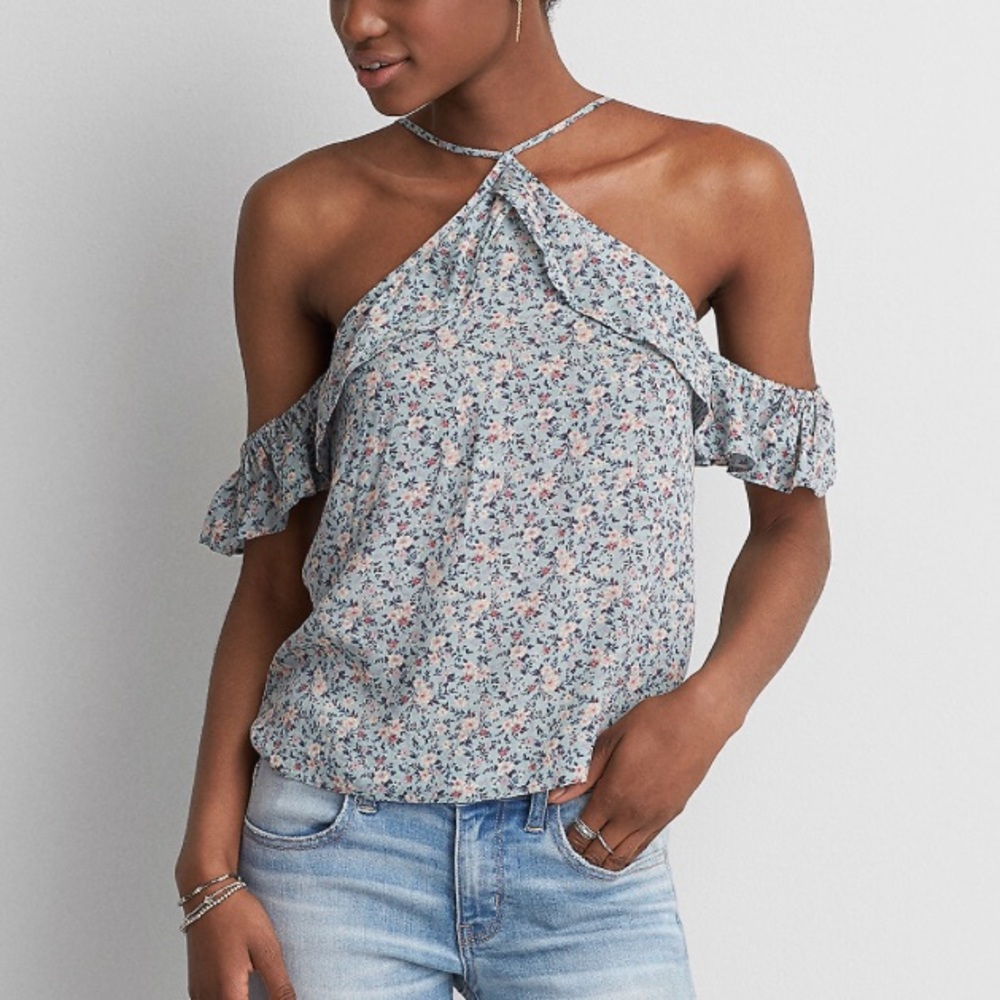 AEO Cold Shoulder Top