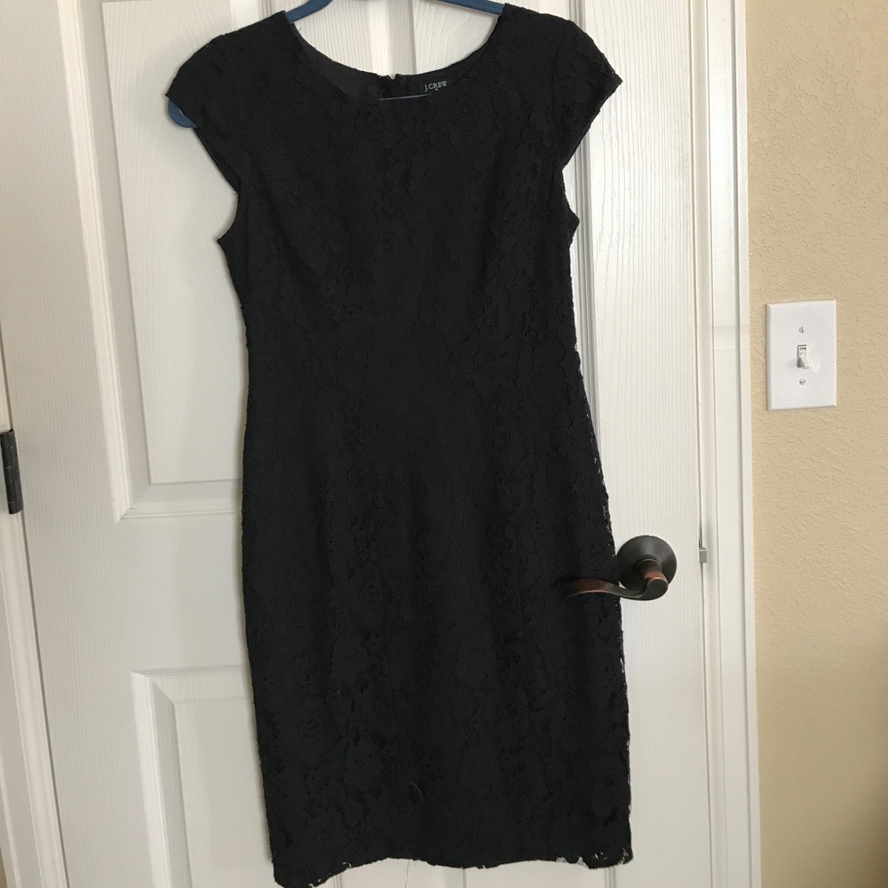 J.Crew black lace dress size 2- never worn!!