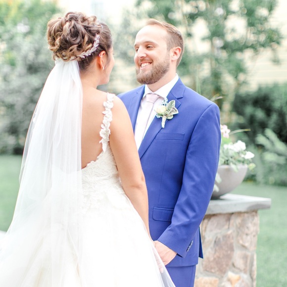 Alvina Valenta Ivory Wedding Dress - Picture 6 of 8
