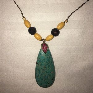 Lucky Brand Leather Necklace