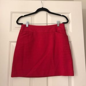 LOFT Red Skirt. Size 4P.