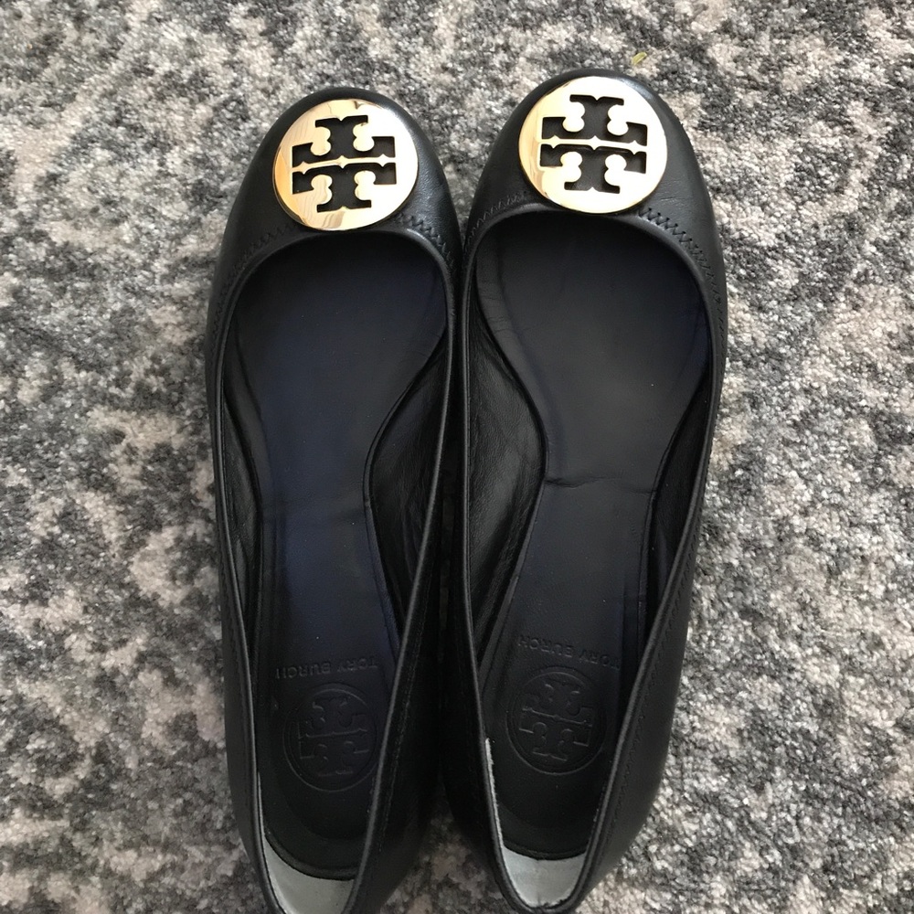 Tory Burch Reva black flats
