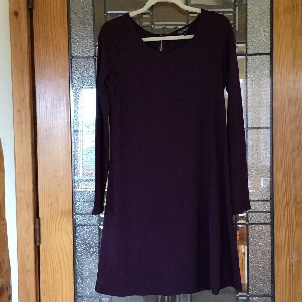 NWOT PRETTY PLUMB COLORED EXPRESS DRESS