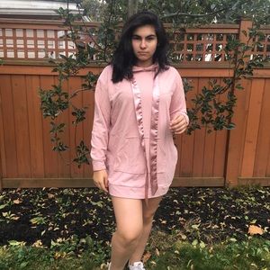 Long sweatshirt dress