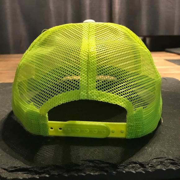Bride Squad neon yellow trucker hat - Picture 2 of 3